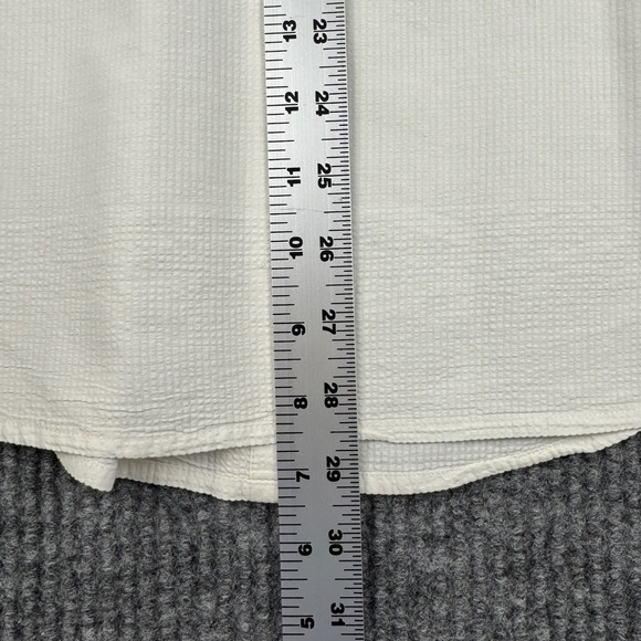 Lauren Ralph Lauren Button Up Shirt Womens 10 Oxford Embroidered Chest Yacht Ivy - Picture 11 of 13